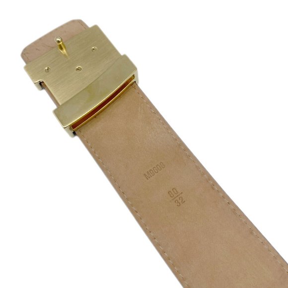 Louis Vuitton Monogram Santur Initial LV M9608 AC2137 Leather Belt Brown Size... - Picture 8 of 11